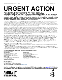urgent action - Amnesty International