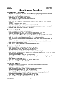 Short Answer Questions