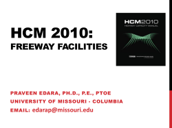 Freeway Facilities