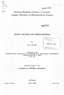 Safety factors for stress reversal