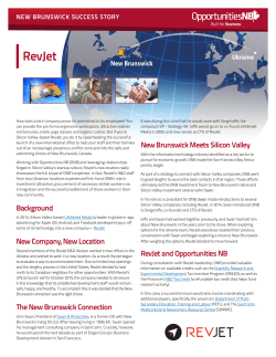 RevJet - Opportunities NB