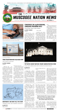 MUSCOGEE NATION NEWS
