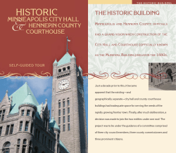 Self-guided Tour Brochure - Municipal Building Commission