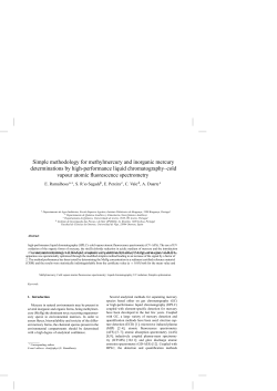 Simple methodology for methylmercury and inorganic mercury