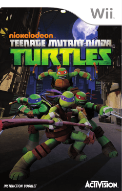 instruction booklet - Activision Support
