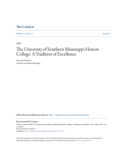 The University of Southern Mississippi Honors College