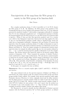 Non-injectivity of the map from the Witt group of a variety to the Witt