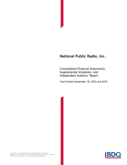 audited financial statements