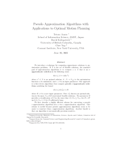 Pseudo Approximation Algorithms with Applications to Optimal