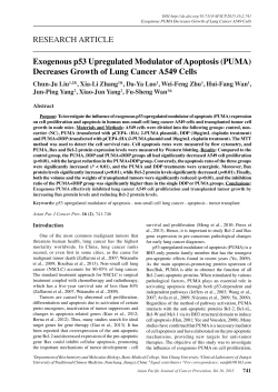- Asian Pacific Journal of Cancer Prevention