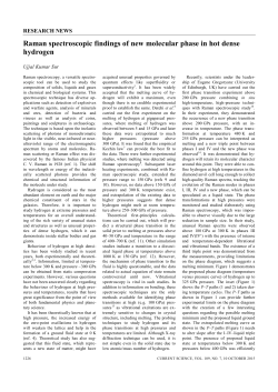 Raman spectroscopic findings of new molecular