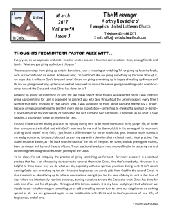 March 2017 - United Lutheran Church