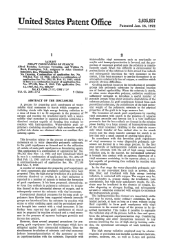 Graft copolymers of starch
