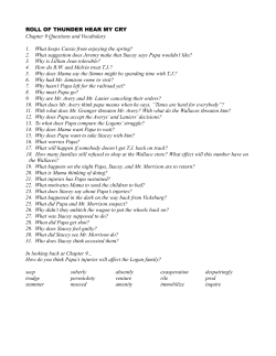 ROLL OF THUNDER HEAR MY CRY Chapter 9 Questions and