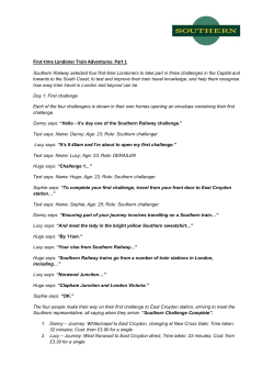 First-time Londoner Train Adventures: Part 1