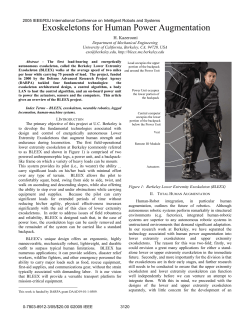 Exoskeletons for Human Power Augmentation