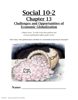 Chapter 13 Notes