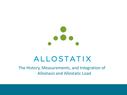History-Background Allostatic Load