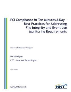 pci compliance in 10 minutes a day updated for PCI DSS V3