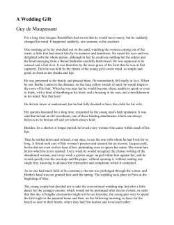 A Wedding Gift Guy de Maupassant