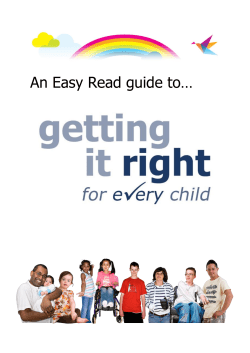 GIRFEC leaflet