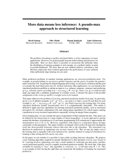 More data means less inference: A pseudo