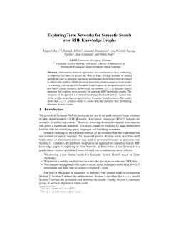 Exploring Term Networks for Semantic Search over