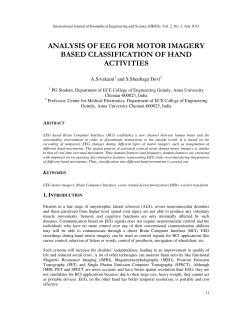 analysis of eeg for motor imagery based