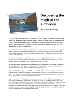 Discovering the magic of the Kimberley