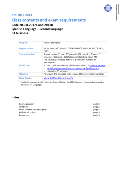 B1 business - Bocconi University