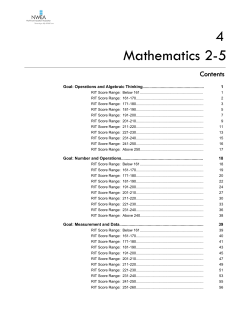 4 Mathematics 2-5 - James Ward Elementary School