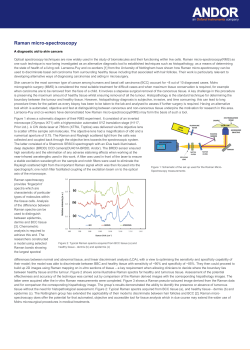 Raman micro-spectroscopy
