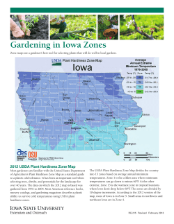 Gardening in Iowa Zones - Extension Store