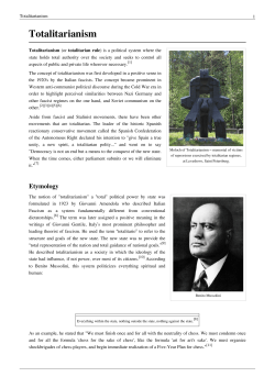 Totalitarianism