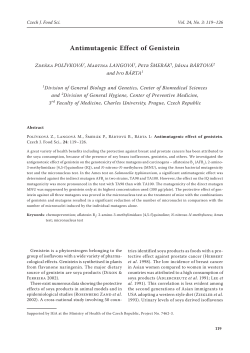 Antimutagenic Effect of Genistein