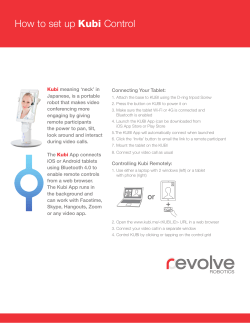 How to set up Kubi Control