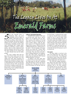 S tep onto Emerald Farms in Winchester, Ohio, and you`ll