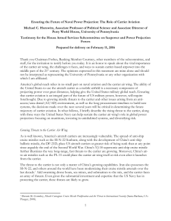 1 Ensuring the Future of Naval Power Projection: The Role of Carrier