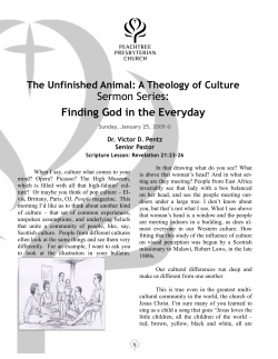 Sermon Series: Finding God in the Everyday