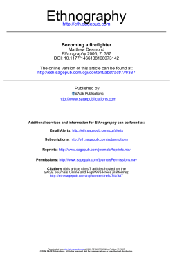 Ethnography - Scholars at Harvard