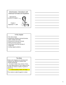 Stoichiometry