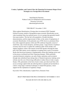 HERE - Niehaus Center for Globalization and Governance