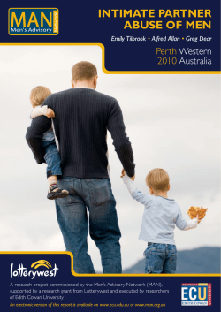 intimate partner abuse of men