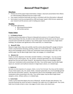 Beowulf Final Project