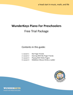 WunderKeys Piano For Preschoolers