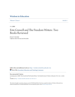 Erin Gruwell and The Freedom Writers: Two Books Reviewed