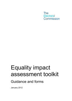 Equality Impact Assessment