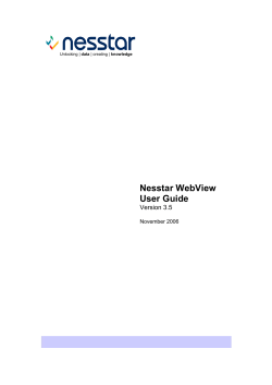 Nesstar WebView User Guide