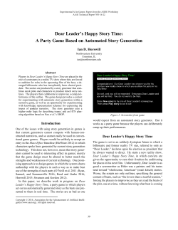 Dear Leader`s Happy Story Time - Association for the Advancement