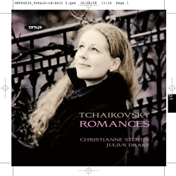 Pyotr ilyich tchaikovsky (1840-1893)